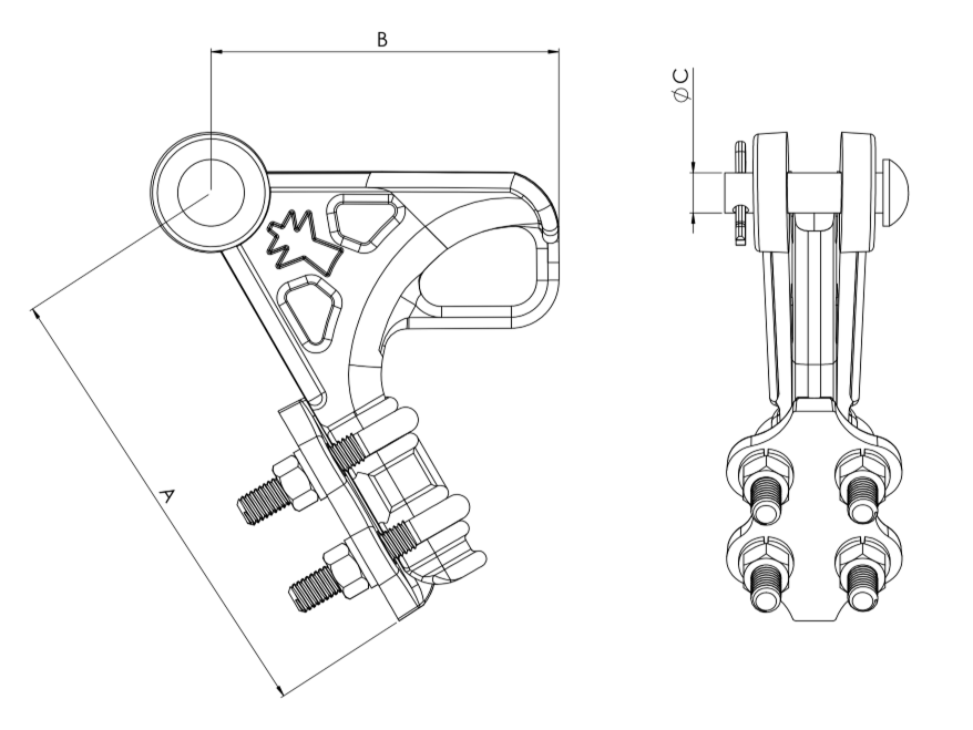 Morsa de retención MR-14