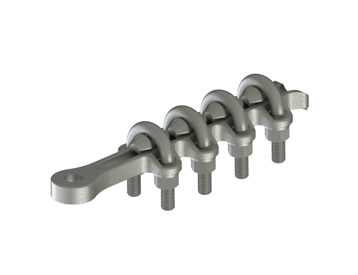 Morsa de retencion RG-4 con ojal