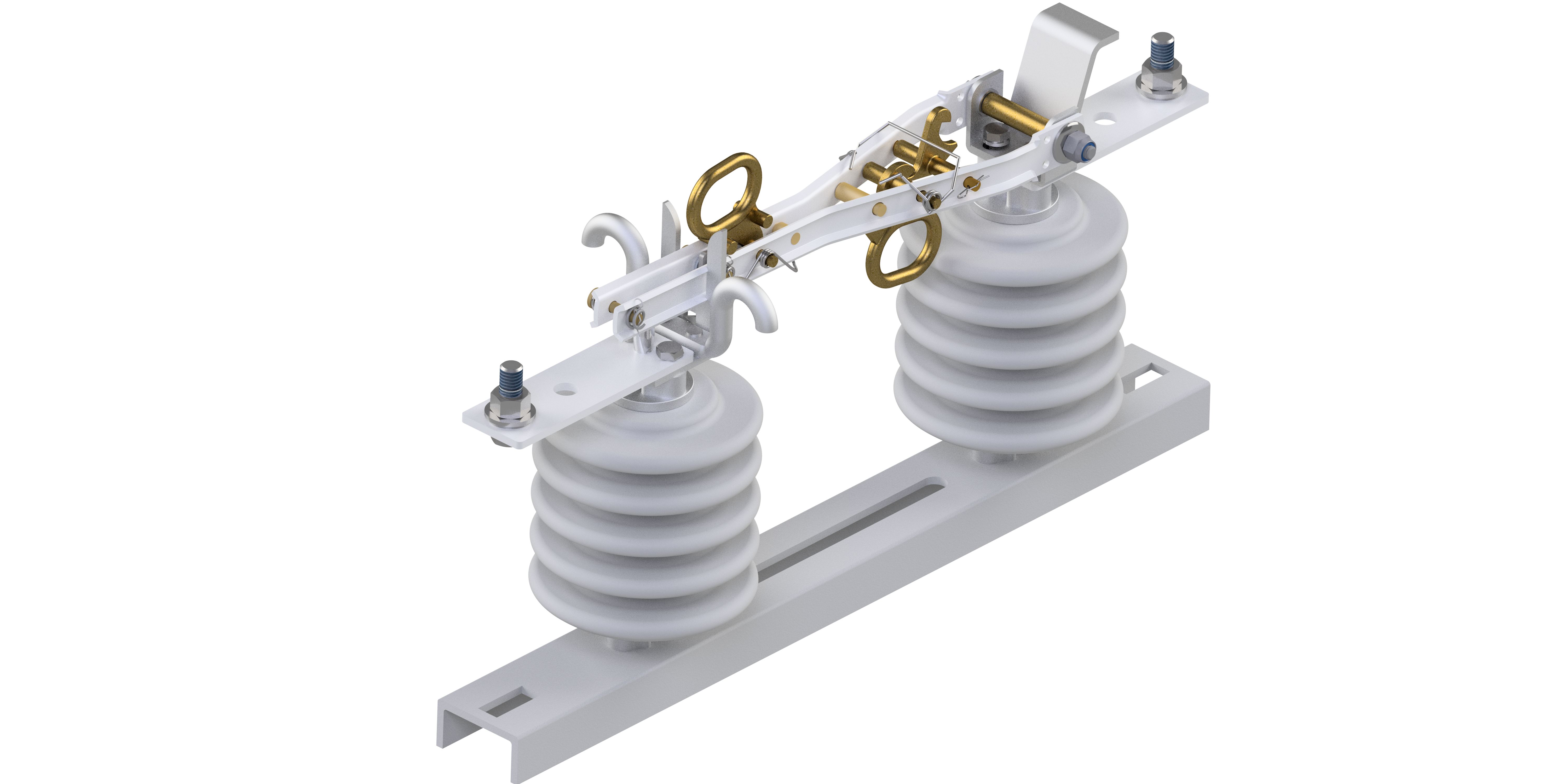 001 MSDM Doble Traba 15KV PORCELANA