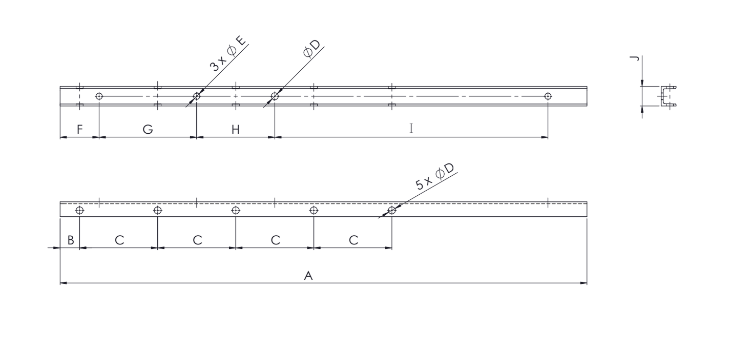 Cruceta Metalica Vela MN 114